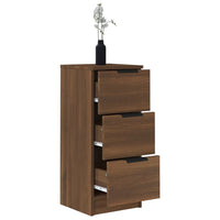Thumbnail for Sideboard Braun Eichen-Optik 30x30x70 cm Holzwerkstoff