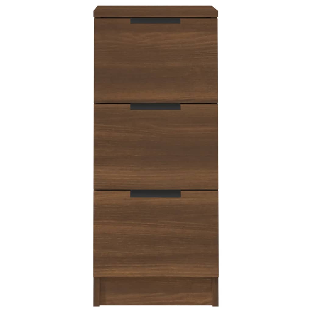 Sideboard Braun Eichen-Optik 30x30x70 cm Holzwerkstoff