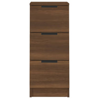 Thumbnail for Sideboard Braun Eichen-Optik 30x30x70 cm Holzwerkstoff