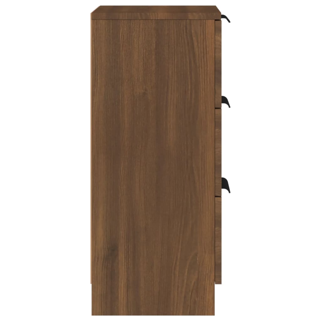 Sideboard Braun Eichen-Optik 30x30x70 cm Holzwerkstoff