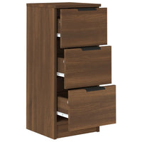 Thumbnail for Sideboards 2 Stk. Braun Eichen-Optik 30x30x70 cm Holzwerkstoff