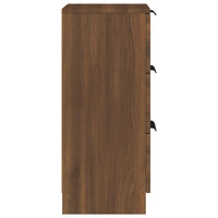Thumbnail for Sideboards 2 Stk. Braun Eichen-Optik 30x30x70 cm Holzwerkstoff
