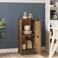Thumbnail for Sideboard Braun Eichen-Optik 30x30x70 cm Holzwerkstoff