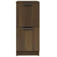Thumbnail for Sideboard Braun Eichen-Optik 30x30x70 cm Holzwerkstoff