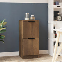 Thumbnail for Sideboard Braun Eichen-Optik 30x30x70 cm Holzwerkstoff