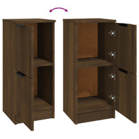 Thumbnail for Sideboards 2 Stk. Braun Eichen-Optik 30x30x70 cm Holzwerkstoff