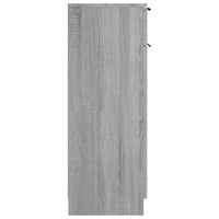 Thumbnail for Badschrank Grau Sonoma 32x34x90 cm Holzwerkstoff