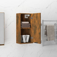 Thumbnail for Wand-Badschrank Räuchereiche 32x20x67 cm