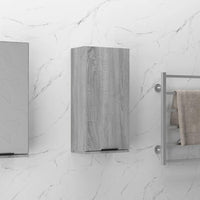 Thumbnail for Wand-Badschrank Grau Sonoma 32x20x67 cm