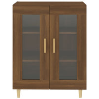 Thumbnail for Sideboard Braun Eichen-Optik 69,5x34x90 cm Holzwerkstoff