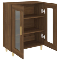 Thumbnail for Sideboard Braun Eichen-Optik 69,5x34x90 cm Holzwerkstoff