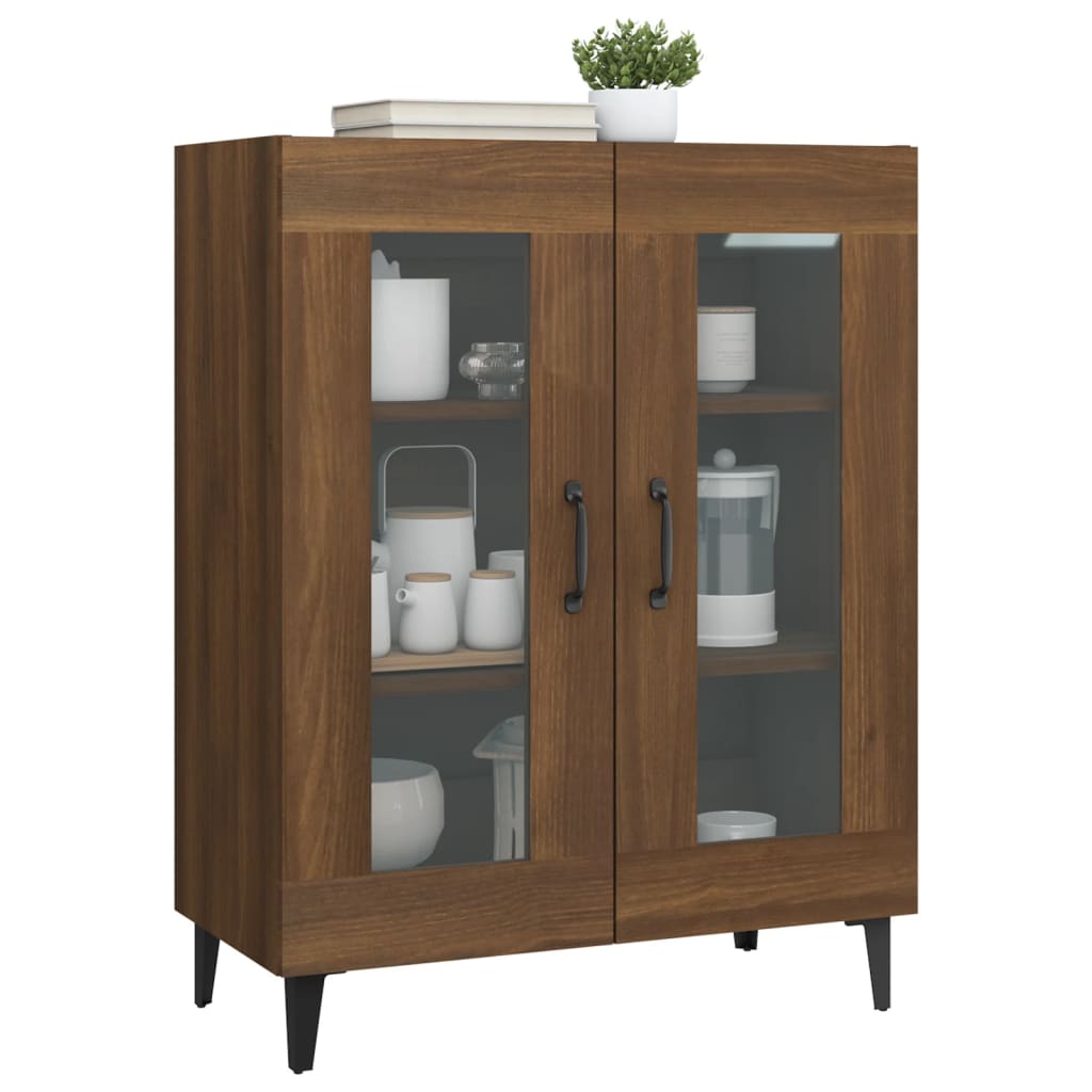 Sideboard Braun Eichen-Optik 69,5x34x90 cm Holzwerkstoff