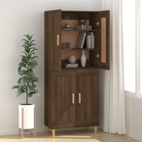 Thumbnail for Sideboard Braun Eichen-Optik 69,5x34x90 cm Holzwerkstoff