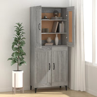 Thumbnail for Sideboard Grau Sonoma 69,5x34x90 cm Holzwerkstoff