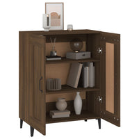 Thumbnail for Sideboard Braun Eichen-Optik 69,5x34x90 cm Holzwerkstoff