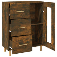 Thumbnail for Sideboard Räuchereiche 69,5x34x90 cm Holzwerkstoff