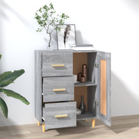 Thumbnail for Sideboard Grau Sonoma 69,5x34x90 cm Holzwerkstoff