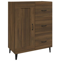 Thumbnail for Sideboard Braun Eichen-Optik 69,5x34x90 cm Holzwerkstoff