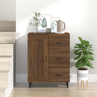 Thumbnail for Sideboard Braun Eichen-Optik 69,5x34x90 cm Holzwerkstoff