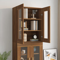 Thumbnail for Hängeschrank Braun Eichen-Optik 69,5x34x90 cm