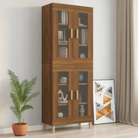 Thumbnail for Hängeschrank Braun Eichen-Optik 69,5x34x90 cm