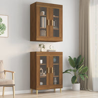 Thumbnail for Hängeschrank Braun Eichen-Optik 69,5x34x90 cm