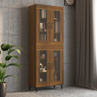 Thumbnail for Hängeschrank Braun Eichen-Optik 69,5x34x90 cm