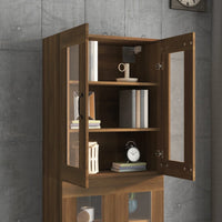 Thumbnail for Hängeschrank Braun Eichen-Optik 69,5x34x90 cm