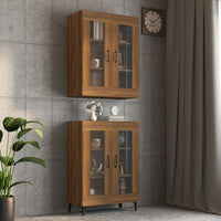 Thumbnail for Hängeschrank Braun Eichen-Optik 69,5x34x90 cm