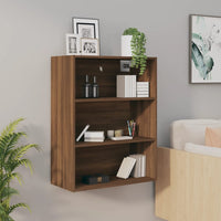 Thumbnail for Hängeschrank Braun Eichen-Optik 69,5x32,5x90 cm