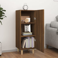 Thumbnail for Sideboard Braun Eichen-Optik 34,5x34x90 cm Holzwerkstoff