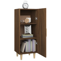 Thumbnail for Sideboard Braun Eichen-Optik 34,5x34x90 cm Holzwerkstoff
