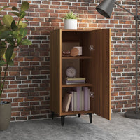 Thumbnail for Sideboard Braun Eichen-Optik 34,5x34x90 cm Holzwerkstoff
