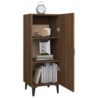 Thumbnail for Sideboard Braun Eichen-Optik 34,5x34x90 cm Holzwerkstoff