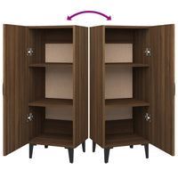 Thumbnail for Sideboard Braun Eichen-Optik 34,5x34x90 cm Holzwerkstoff