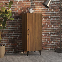 Thumbnail for Sideboard Braun Eichen-Optik 34,5x34x90 cm Holzwerkstoff