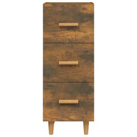 Thumbnail for Sideboard Räuchereiche 34,5x34x90 cm Holzwerkstoff