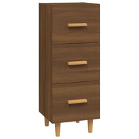 Thumbnail for Sideboard Braun Eichen-Optik 34,5x34x90 cm Holzwerkstoff