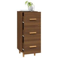 Thumbnail for Sideboard Braun Eichen-Optik 34,5x34x90 cm Holzwerkstoff