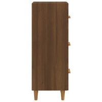 Thumbnail for Sideboard Braun Eichen-Optik 34,5x34x90 cm Holzwerkstoff