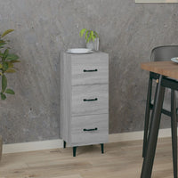 Thumbnail for Sideboard Grau Sonoma 34,5x34x90 cm Holzwerkstoff