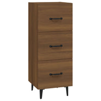 Thumbnail for Sideboard Braun Eichen-Optik 34,5x34x90 cm Holzwerkstoff