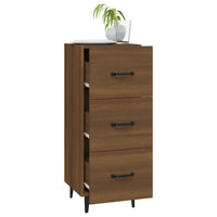 Thumbnail for Sideboard Braun Eichen-Optik 34,5x34x90 cm Holzwerkstoff