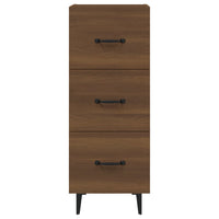 Thumbnail for Sideboard Braun Eichen-Optik 34,5x34x90 cm Holzwerkstoff