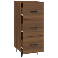 Thumbnail for Sideboard Braun Eichen-Optik 34,5x34x90 cm Holzwerkstoff