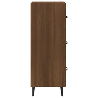 Thumbnail for Sideboard Braun Eichen-Optik 34,5x34x90 cm Holzwerkstoff