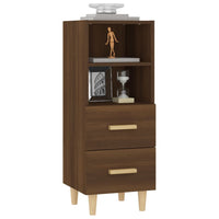 Thumbnail for Sideboard Braun Eichen-Optik 34,5x34x90 cm Holzwerkstoff