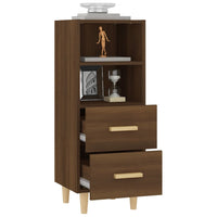 Thumbnail for Sideboard Braun Eichen-Optik 34,5x34x90 cm Holzwerkstoff