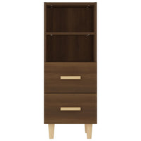 Thumbnail for Sideboard Braun Eichen-Optik 34,5x34x90 cm Holzwerkstoff