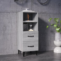 Thumbnail for Sideboard Grau Sonoma 34,5x34x90 cm Holzwerkstoff